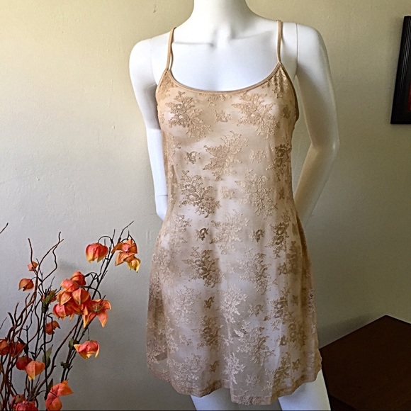 Victoria's Secret Other - Victoria’s Secret Nude Lace Chemise Large